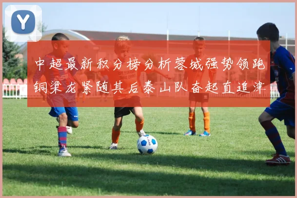 中超最新积分榜分析蓉城强势领跑铜梁龙紧随其后泰山队奋起直追津门虎仍需努力